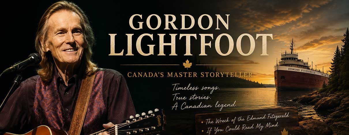 Gordon Lightfoot: Canada's Master Storyteller Who Defined Folk Music
