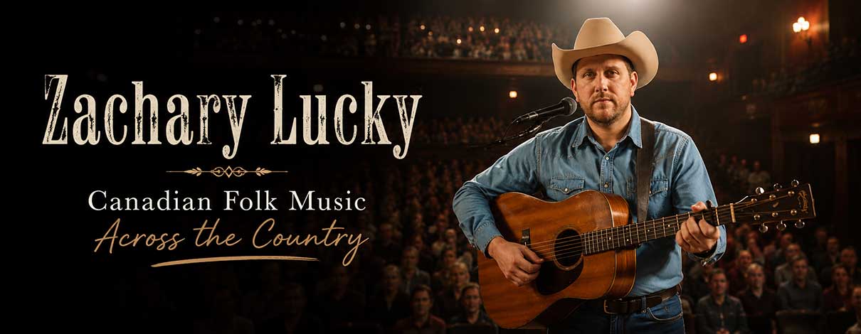 Zachary Lucky Brings Timeless Canadian Folk to Stages Across the Country in 2026