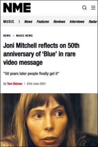 Joni Mitchell Reflects on 50 Years of Blue