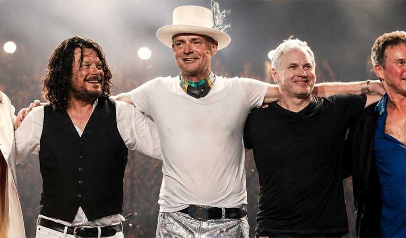 Gord Downie, Rob Baker, Johnny Fay, Paul Langlois and Gord Sinclair